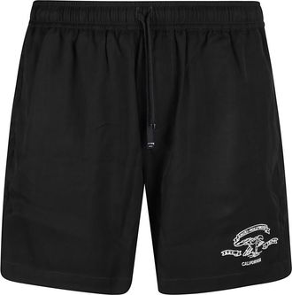 Amiri Black Logo Bermuda Shorts