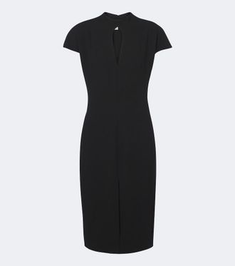 Jil Sander Cutout virgin wool minidress