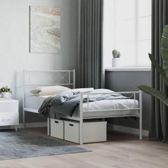 vidaXL Furniture Limited - Estructura cama sin colchón con estribo metal