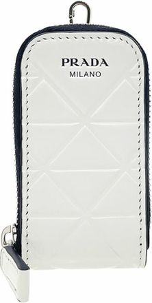 Prada White Leather Pouch (Pre-Owned)
