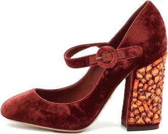 Dolce & Gabbana Pumps con tacco largo - Rosso