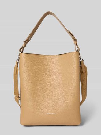 Marc O'Polo Henkeltasche aus genarbtem Rindsleder in Camel, Gr&ouml;&szlig;e 1