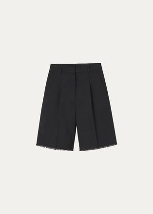 Officine G&eacute;n&eacute;rale Tailored Wool Bermuda Shorts