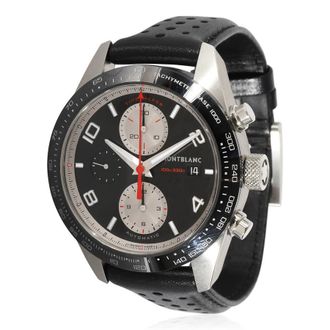 Montblanc Pre-owned Montblanc Timewalker Chronograph Automatic Black Dial Mens Watch 119941 7503