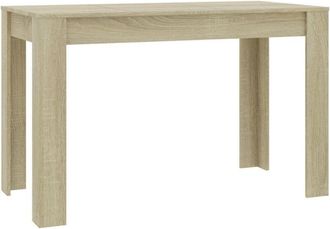 vidaXL Dining Table Sonoma Oak 120x60x76 cm Engineered Wood Vidaxl