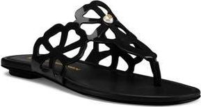 Stuart Weitzman Jasmine Cutout Sandal in Black at Nordstrom Rack, Size 5.5