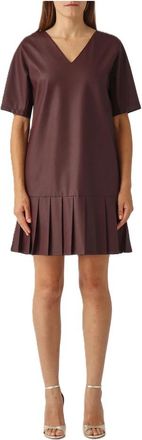 Max Mara Hidesia Dress - Dames - Korte kleedjes - Rood - M - Kleedjes