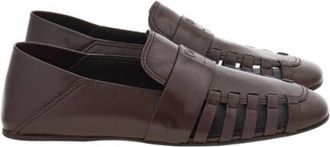 Ferragamo Demi Leather Summer Loafers, Size 9