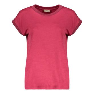 Herno T-Shirts, female, Red, S, Wool T-shirt