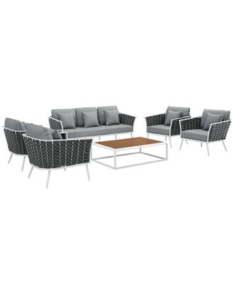 ModWay Stance 6-Piece Outdoor Patio Sectional Sofa Set