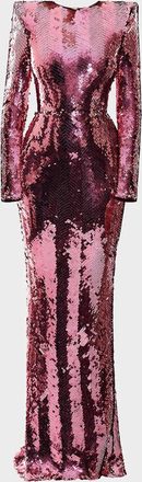 Zhivago The Past Returns Sequin Gown