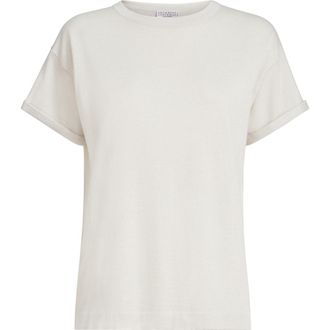 Brunello Cucinelli Cashmere and silk lightweight sweater in White at Nordstrom, Size Xx-Small Eu