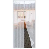 OEM Cortina Mosquitera Magn&eacute;tica Para Puertas De Hasta 90 Cm X 210 Cm (blanca) - Crezuo