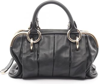 Bally Leather Handbag (Pre-Owned)