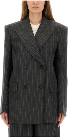 Sportmax Blazers - Dames - Blazers - Zwart - XS - Wol - Jassen