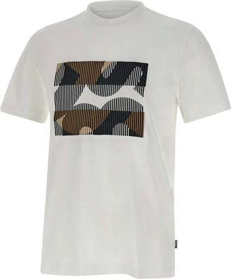 HUGO BOSS Heren, Tops, Wit, Maat: 3XL Katoen