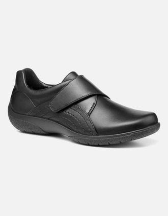 Hotter Womens Sugar II Womens Wide Fit Shoes - Black - Size: 6.5