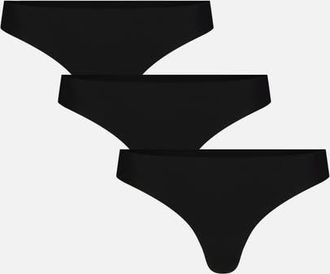 Negative Underwear Base Low Thong in Black at Nordstrom, Size Xx-Large