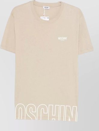 Moschino crew neck regular fit short sleeve t-shirt