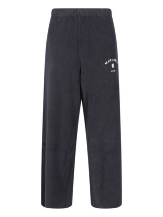 Maison Margiela Gray Cotton Terry Straight-Leg Sweatpants