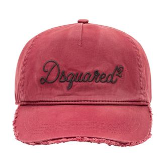 Dsquared2 Baseball Cap M176 - Heren - Petten - Rood - ONE Size - Accessoires