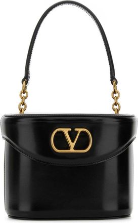 Valentino Garavani Black VLogo Crossbody Bag