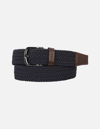 HUGO BOSS Mens Boss Black Sash Belt Dark Blue - Navy - Size: UK 34