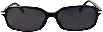 Michael Kors Agra Zonnebril - Dames - Zonnebrillen - Zwart - 56 MM - Accessoires