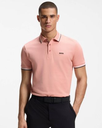 HUGO BOSS Paddy Poloshirt in Roze