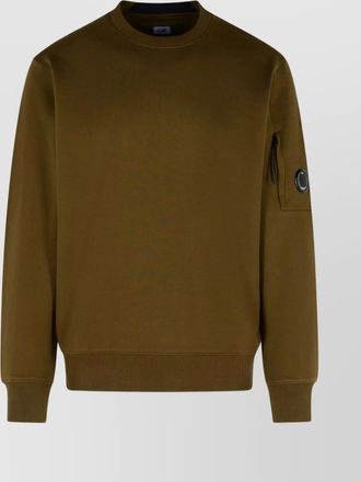 C.P. Company raised cotton sweatshirt arm pocket