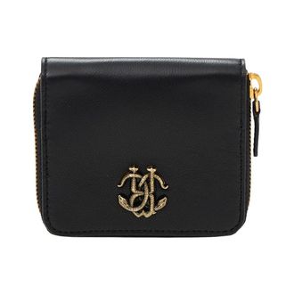 Roberto Cavalli Wallets & Cardholders, female, Black, Size: ONE SIZE Chic Zip Around Wallet