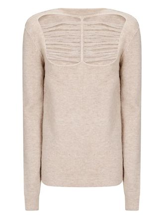 Rick Owens open-back sweater - Neutrals