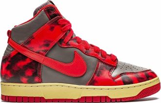 Nike Mens Dunk High 1985 Special Project Sneakers In Red Acid Wash