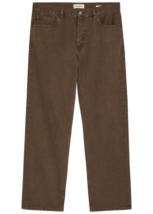 Frame Denim Relaxed Straight-leg Denim Jeans - Light Brown - 38 (W38 / Xxl)