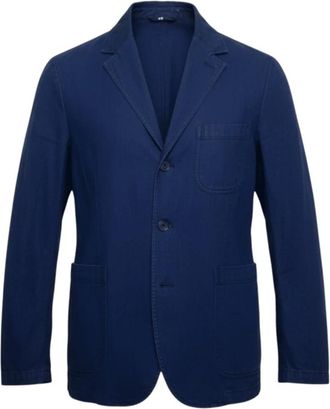 Aspesi Samuraki Blazer - Heren - Blazers - Blauw - S - Katoen - Jassen