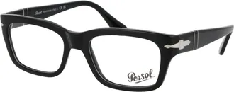 Persol 0PO3301V Black Acetate Eyeglasses - Black