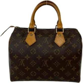 Louis Vuitton Pre-owned Monogram Handbag - Dames - Vintage Handtas - Bruin - ONE Size - Leer - Vintage