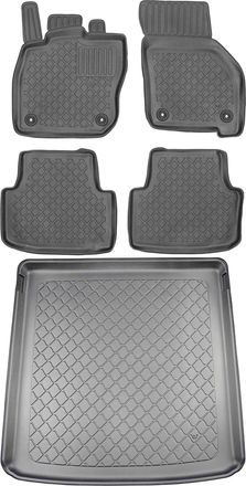 OEM Juego De Alfombrillas Para Coche Y Maletero Para Volkswagen Golf Viii Estate A Partir De Noviembre De 2020