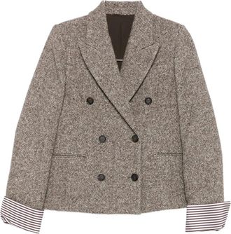Brunello Cucinelli Mujer, Chaquetas, Marrón, Talla: S
