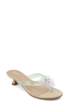 Mia Magnoleia Kitten Heel Sandal in Mint at Nordstrom Rack, Size 6.5