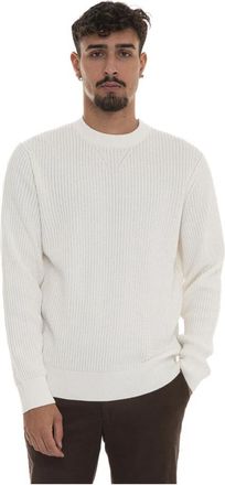 HUGO BOSS Stijlvolle Gebreide Trui voor Mannen - Heren - Ronde hals truien - Beige - XL - Truien & Vesten