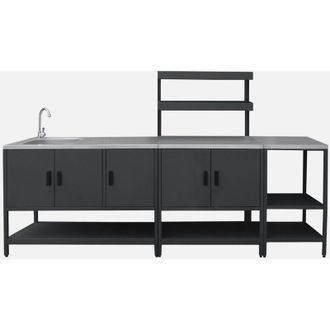 Sweeek Mobile da esterno, 3 moduli in acciaio inox