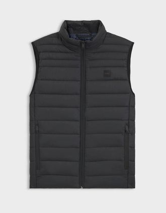HUGO BOSS Mens BOSS Orange Odeno 2 Mens Gilet - Black 001 - Size: 38/Regular