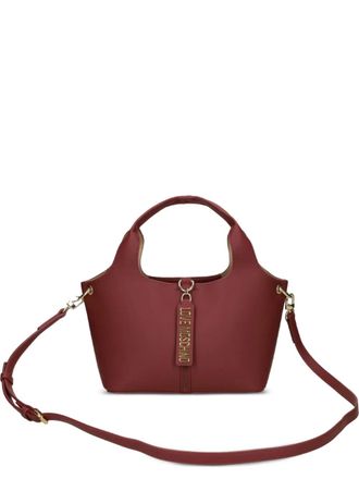 Love Moschino logo-plaque tote bag - women - Polyurethane/Leather - One Size - Red