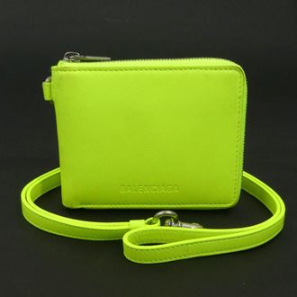 Balenciaga Yellow Leather Wallet (Bi-Fold) (Pre-Owned)