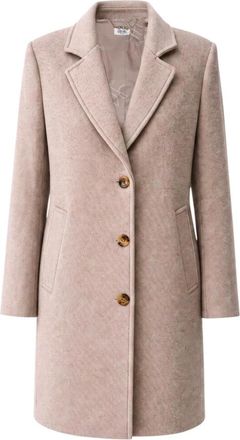 Liu Jo Cappotto monopetto al ginocchio - - Coats - Donna - Beige - 2XL