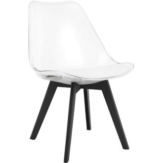 OEM Silla Mark - Patas Transparentes / Negras X 1