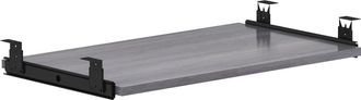 Lorell Universal Keyboard Tray - 26 x 0.8 x 15.4 - Finish: Charcoal