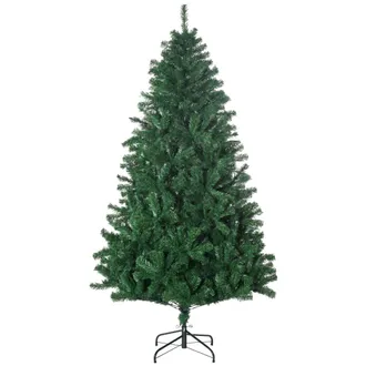 HOMCOM &Aacute;rbol de navidad &oslash;120x180 cm verde