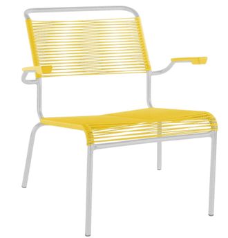 Schubiger M&ouml;bel Spaghetti-Lounger S&auml;ntis mit Armlehnen